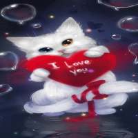 Red Heart Cat LWP