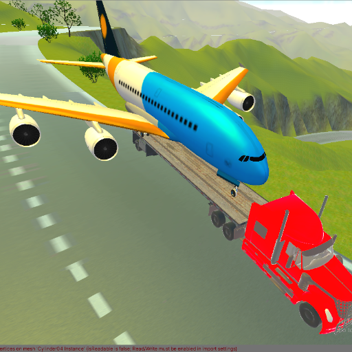 Truck Transporting Aeroplane Heavy cargo truck Sim icon