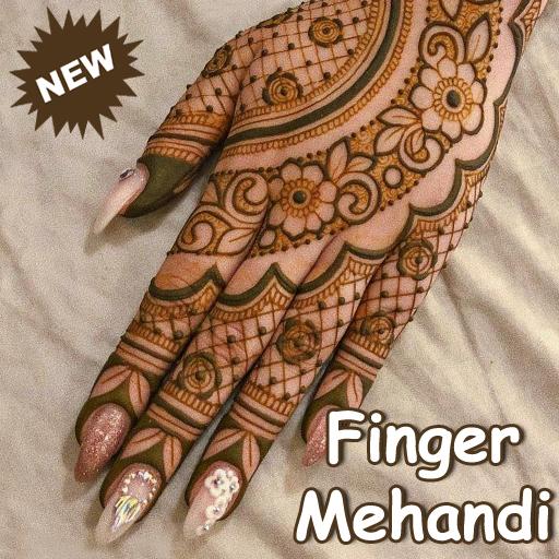 How To Draw Finger Mehndi Designs أيقونة