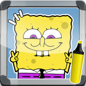 How to color bobb sponge icon