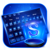 Blue Tech Keyboard icon