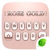 Rose Gold 2018 GO Keyboard Theme