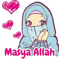 Sticker WA Hijab Muslim Islam Cantik WAStickerApps