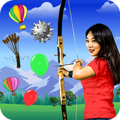 بالون الرماية اطلاق الرصاص أيقونة