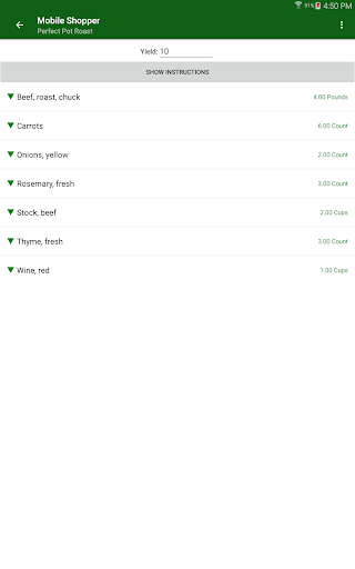 Mobile Shopper - Shopping List, Free, Fast, Small screenshot 15