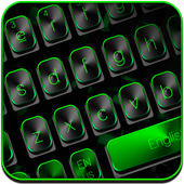 Black Green Metal Keyboard icon