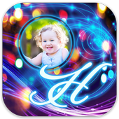 Lighting Text Photo Frames icon