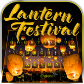 Beautiful Lamp Festival Keyboard أيقونة