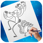 Regular Show Draw icon