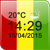 Ganja Weed Digital Clock icon