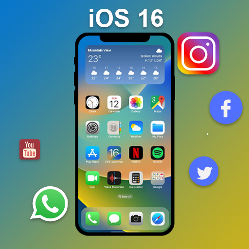 iOS 16 Launcher For Android icon