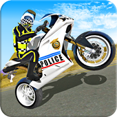 Police Bike Extreme Driving : Stunt Action Racing icon