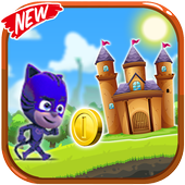 Super run pj adventure world dash icon