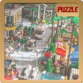 Sliding Puzzle Lego City