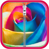Rainbow Flower Zipper Unlock icon