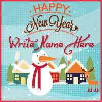 Name On New Year Greeting Cards || New Year Wishes on 9Apps