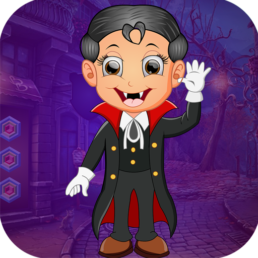 Best Escape Game 433 Vampire Boy Rescue Game icon