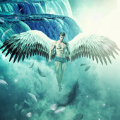 Angel live wallpaper icon