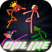 Stick Game Online 2: Super Hero Fight icon