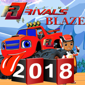 Blaze race speed car adventure Monster Fast game icon