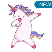 Unicorn HD Wallpaper kawaii icon