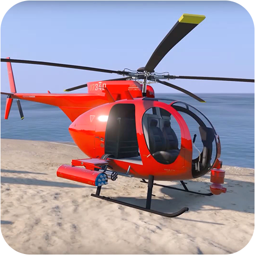 Super Hero Flying Helicopter Stunt Racing Games icon