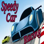 Speed car racing icon