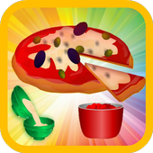 mini pizza cooking girls icon