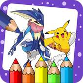 Coloring Book for ashe pokemnn