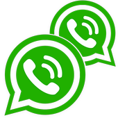 رقمين واتس اب أيقونة