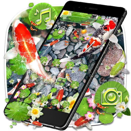 Koi Fish Ripple Launcher Theme icon