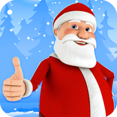Talking Santa Claus icon