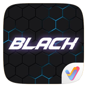 Black V Launcher Theme icon