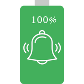 Alarm on battery full icon