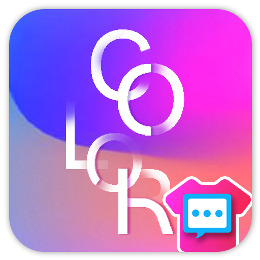 Next SMS Colorful world Skin icon