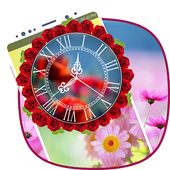 Flowers Clock Live Wallpaper icon
