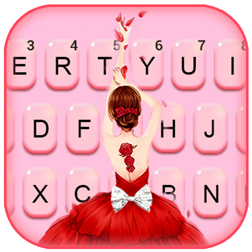 Prom Party Girl Keyboard Theme icon