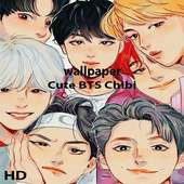 Cute BTS Chibi Wallpaper HD on 9Apps