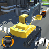 Excavator and BullDozer Driving Simulator icon