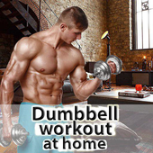 dumbbell workout at home icon