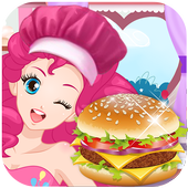 Pinkie Pie Burger Maker - Cooking Game icon
