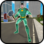 Super Hammer Iron Hero: Crime City icon