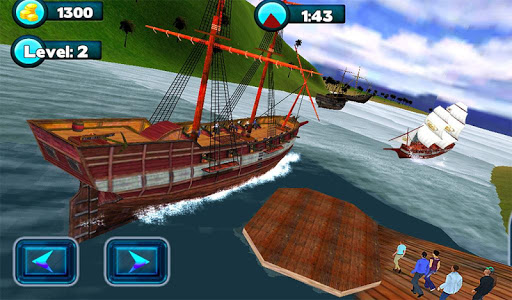 Water Taxi: Pirate Ship Transport 3D screenshot 12