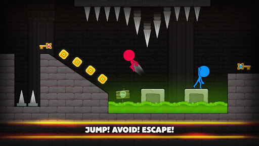 Red & Blue Stickman: Adventure screenshot 3