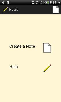 Noted (Notepad) screenshot 1