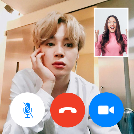 BTS JIMIN - fake chat - video call prank icon