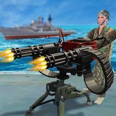 Navy Gunner Battle 3D Army Destroyer Ship War icon