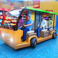 Shopping Mall Radio Taxi Driving: Supermarket Game