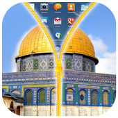 Al Quds Zipper Screen Lock أيقونة