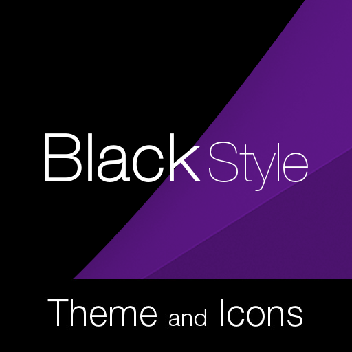 Black Purple Premium Theme icon